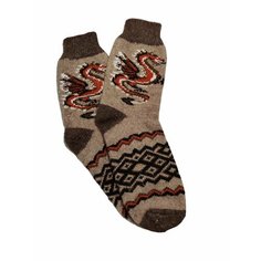 Носки Lukky, размер 41-45, коричневый