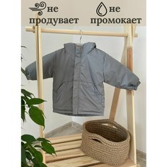 Куртка EKBBABY, размер 86, серый