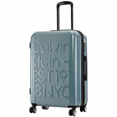 Чемодан CALVIN KLEIN, 72 л, серый