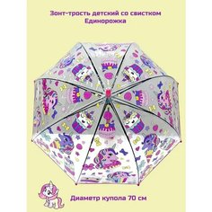Зонт-трость GALAXY OF UMBRELLAS, прозрачный