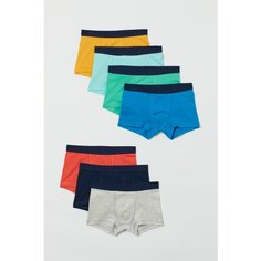 Трусы H&M, 7 шт., размер 92, light turquoise/multicolored