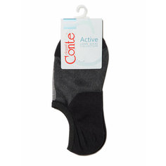 Носки Conte elegant Active Ультракороткие, размер 25(38-39), черный