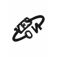 Кольцо-кулон OTOKODESIGN, безразмерное, ширина 20 мм, черный