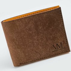 Кошелек VM Leather Company, коричневый, оранжевый