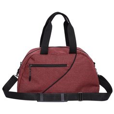 Сумка спортивная Forte, 17 л, 24х24х18 см, ручная кладь, бордовый