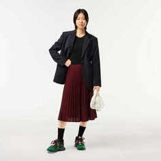 Юбка LACOSTE, размер TS, бордовый
