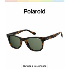 Солнцезащитные очки Polaroid, зеленый