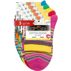Носки Omsa 5 пар, размер 23/26, , мультиколор