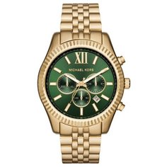 Наручные часы MICHAEL KORS Lexington, золотой/зеленый