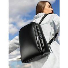 Рюкзак клатч , фактура гладкая, черный 3 Megapolis Styles