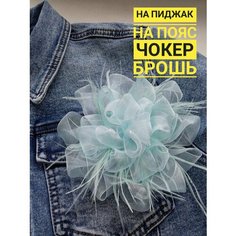 Брошь beauty shop penza, мятный