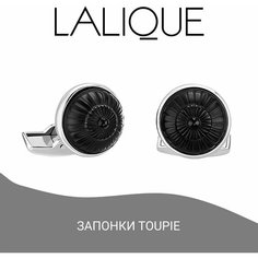 Запонки Lalique, черная