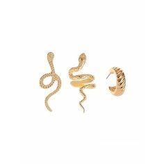 Моносерьга Fashion jewelry, золотистый