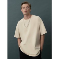 Футболка Ticle, размер 52, бежевый