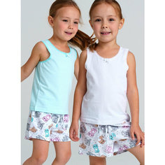 Майка playToday, размер 116, голубой