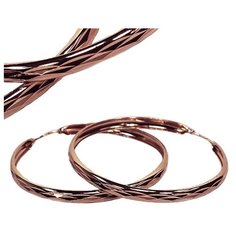 Серьги конго The Jeweller, серебро, 925 проба, золочение, размер 40 мм, , золотистый