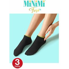 Носки MiNiMi, комплект, 3 пары, размер 39-41 (25-27), nero