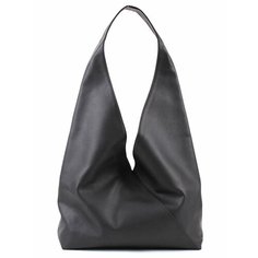 Сумка шоппер Медведково, фактура зернистая, черный