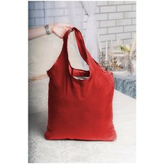 Сумка авоська , вишневый/красный Soft Style