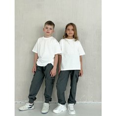 Брюки Moda Wear, размер 122, серый
