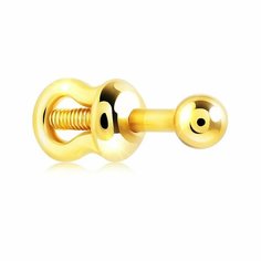 Серьга VALTERA, серебро, 925 проба, , золотистый