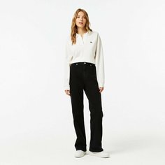 Джинсы широкие LACOSTE, размер T24, темно-серый