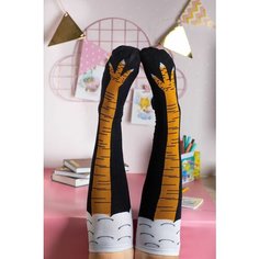 Гольфы Plush Story, 70 den, размер 38-40, черный