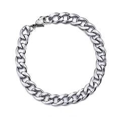 Браслет-цепочка, размер 20 см, диаметр 7 см, Silver Нет бренда
