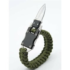 Браслет, металл, зеленый Нет бренда