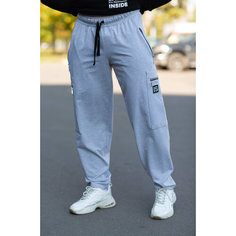 Брюки карго Inferno Style Брюки 4 кармана INFERNO style Б-008-000, размер M, серый меланж