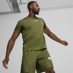 Футболка PUMA DriRelease Mesh, размер 54, olive green