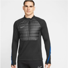 Свитшот спортивный NIKE Therma-FIT Academy Drill Winter Warrior, размер XXL, , черный/синий