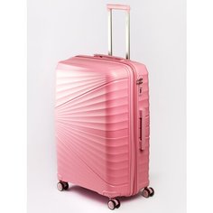 Чемодан , 115 л, размер L, розовый Bags Place