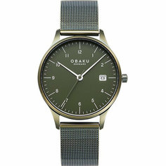 Наручные часы OBAKU, зеленый