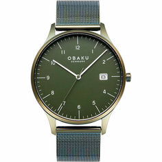 Наручные часы OBAKU, зеленый