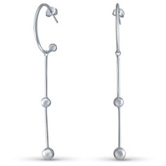 Серьги Silver WINGS, серебро, 925 проба, , серебристый