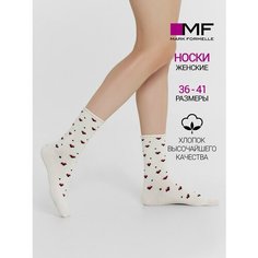 Носки MARK FORMELLE Для женщин, размер 25-27, молочный