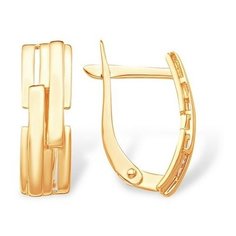 Серьги The Jeweller, красное золото, 585 проба, , золотистый