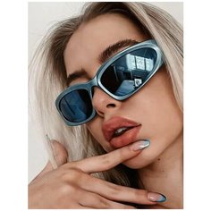 Солнцезащитные очки , бирюзовый Prelesti
