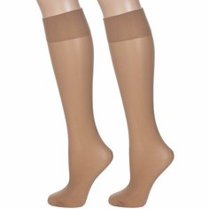 Гольфы Conte elegant, комплект, 40 den, 2 пары, размер 23-25, bronz