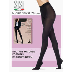 Колготки Sisi Micro Sense, 70 den, размер 3, nero