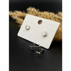 Серьги пусеты, размер 5 мм, серебряный Stasy CA