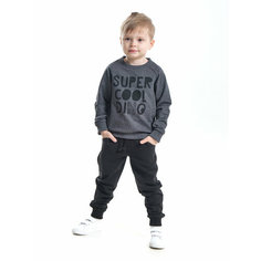 Костюм спортивный Mini Maxi, размер 104, серый/черный