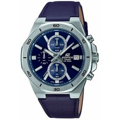 Наручные часы CASIO, синий, серебряный