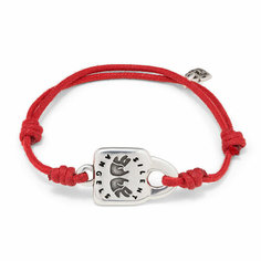 Браслет UNOde50, размер 14.5 см, красный