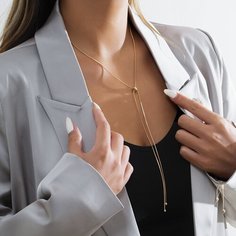 Колье WASABI jewell, длина 80 см, золотистый
