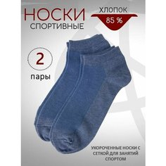 Носки BIZ-ONE, комплект, 2 пары, размер 48-50, джинс