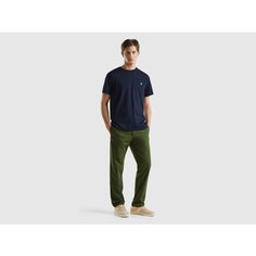Брюки чинос UNITED COLORS OF BENETTON, размер 52, зеленый
