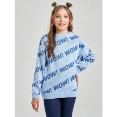 Джемпер АЙVА, размер 140, голубой/синий