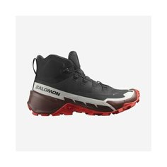 Кроссовки Salomon CROSS HIKE MID GTX, размер UK 10 / EU 44 2/3, черный, красный